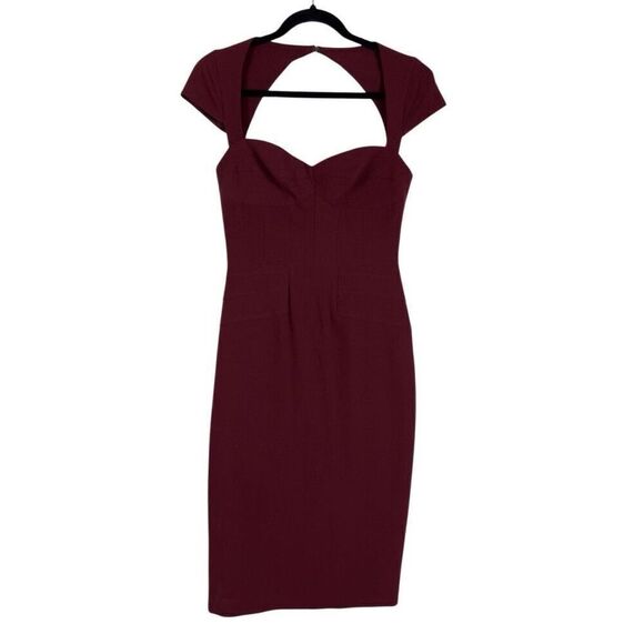 Black Halo Dresses & Skirts - Janie Bryant X Black Halo Wine Burgundy Bodycon Dress - Women’s 2‎